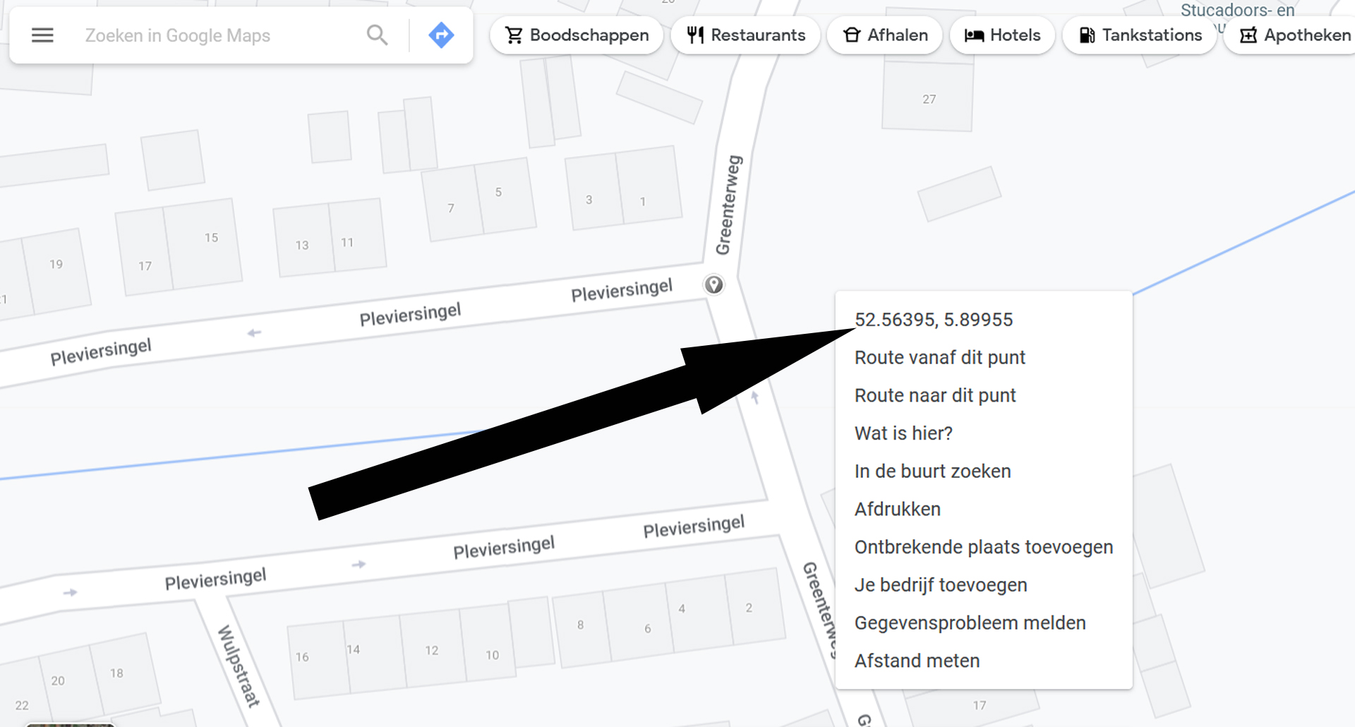 Google Maps gebruiken in de speurtocht app WebAdventure